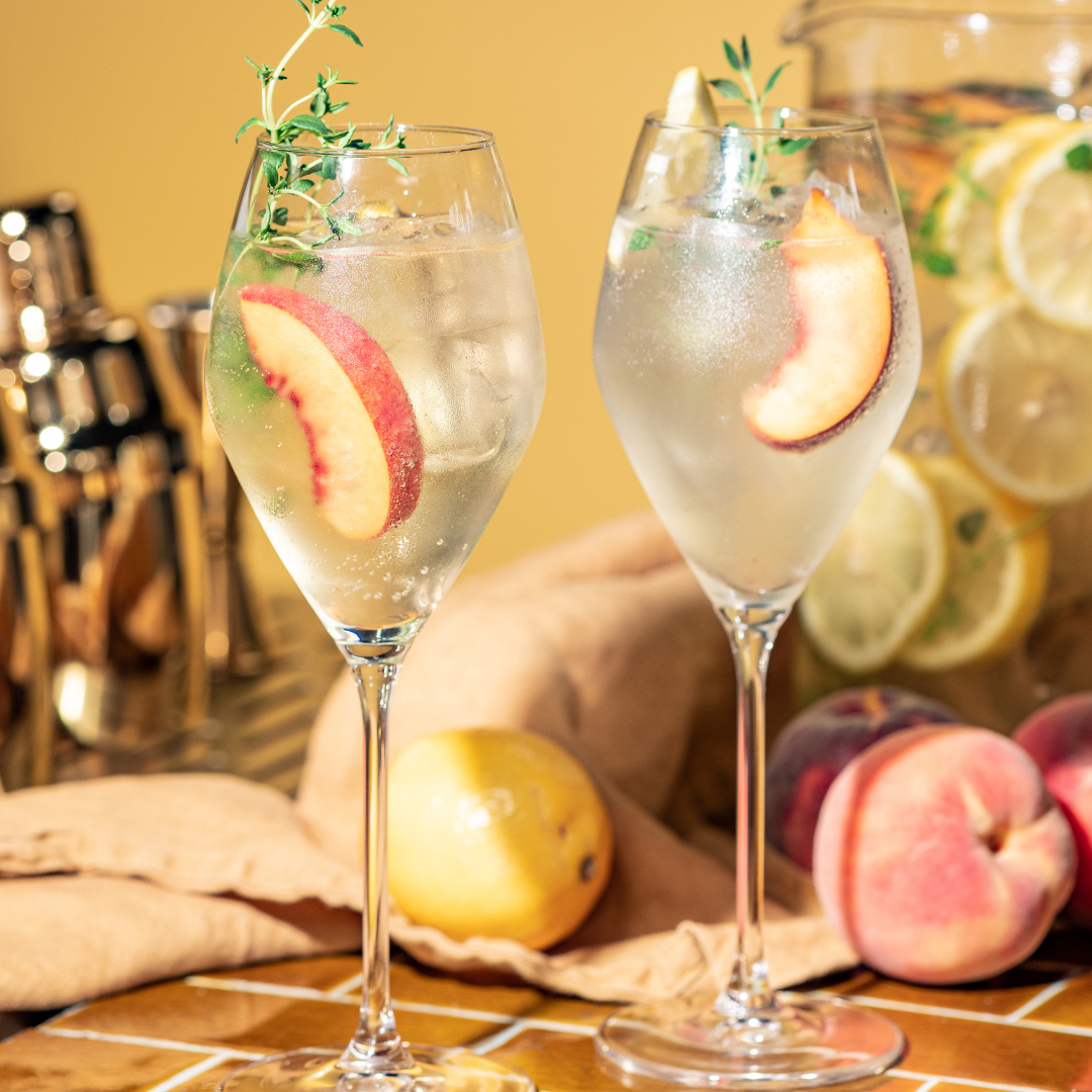 Peach & Thyme Sangria